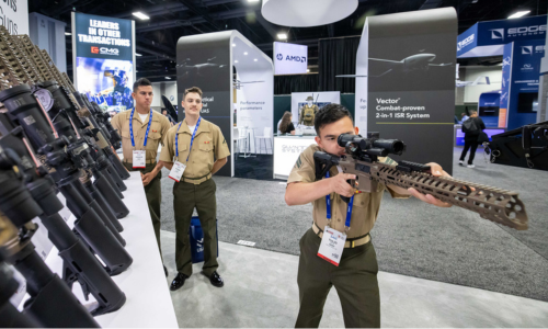 Marines Exhibits Testing Guns